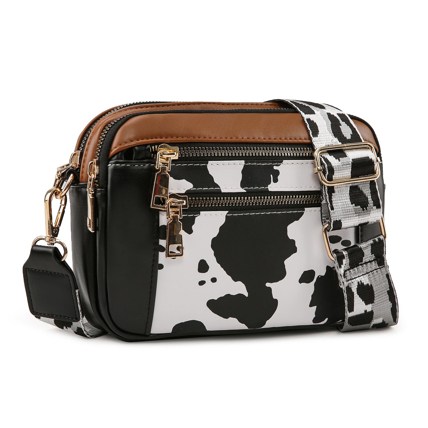 Casual PU Women's Shoulder Bag with Wide Strap