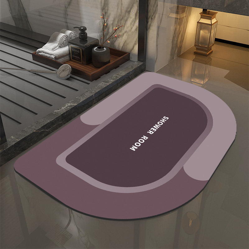 Crystal Velvet Non-Slip Floor Mat for Home Bathroom Living Room