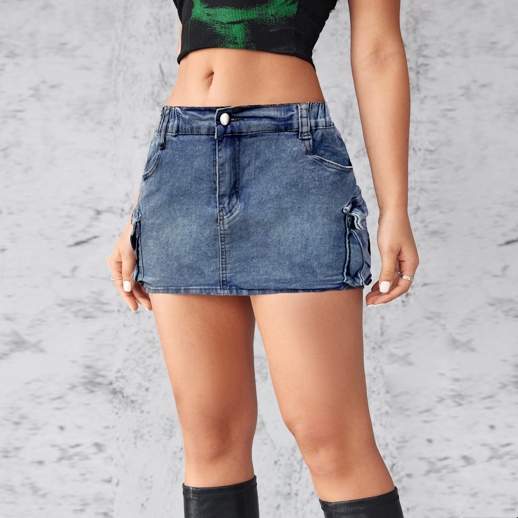 Cowboy midi skirt