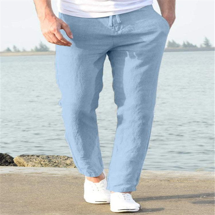 Men's Linen Casual Pants